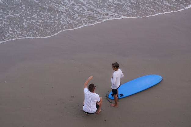 Surfing lessons