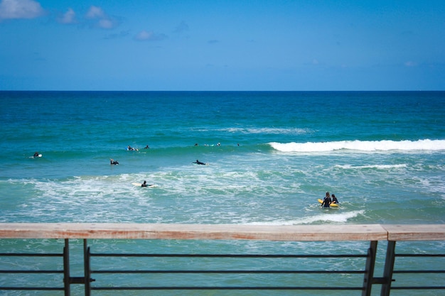 Foto surfles op de middellandse zee