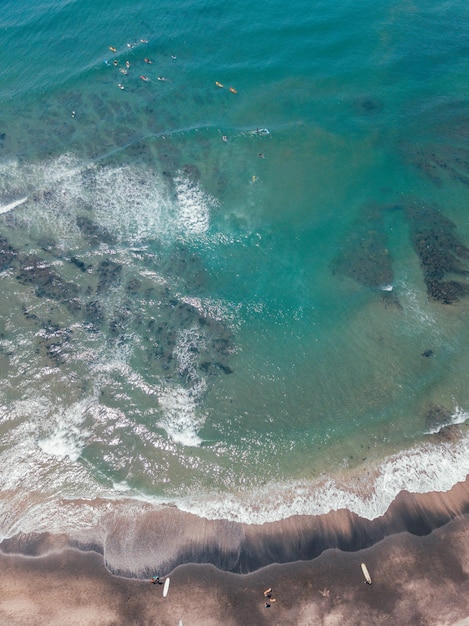 Foto surfstrand van een drone.