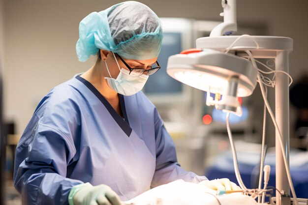 Surgeon in operating room at hospital