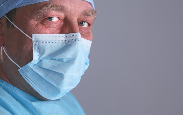 Surgeon at work in operating room