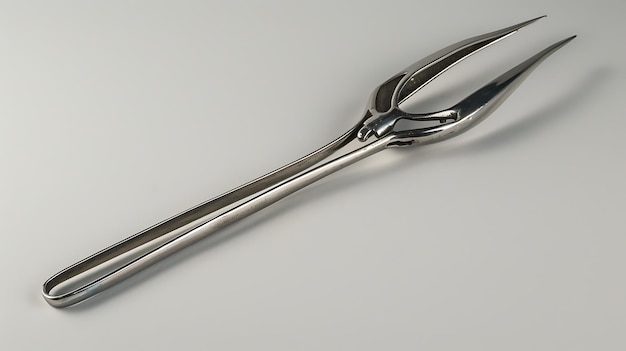 Photo a surgical instrument used to grasp and hold tissue or other objects during a surgical procedure