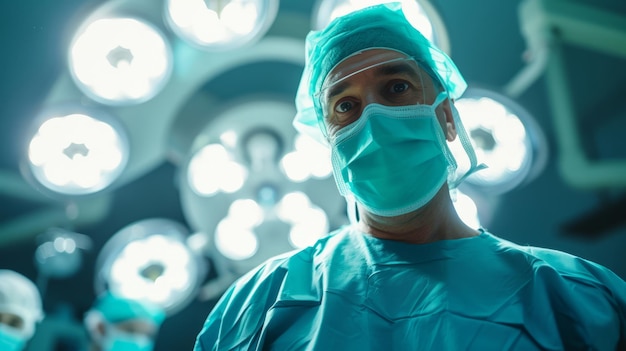 Surgical technician assisting in complex surgical procedures