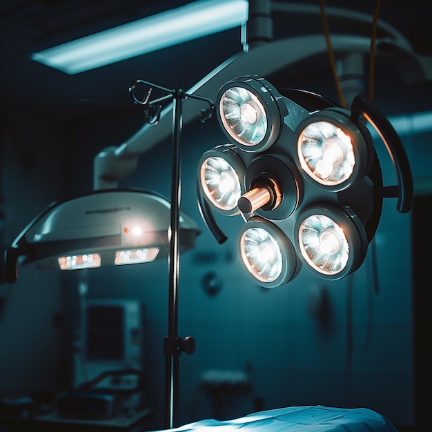 Photo surgical theater lighting