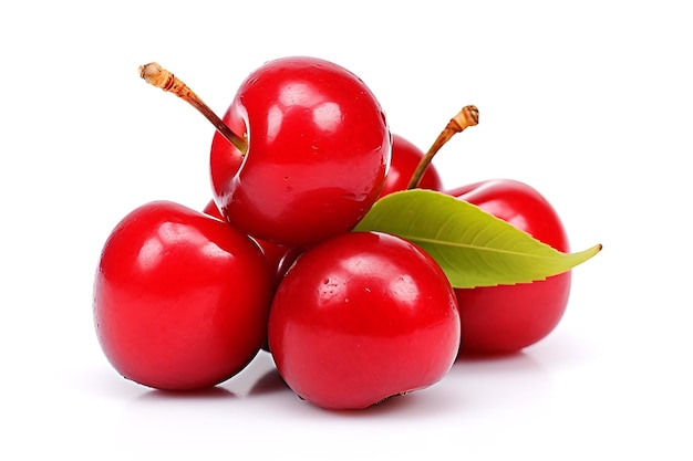 Surinam cherry fruit isolated on white background