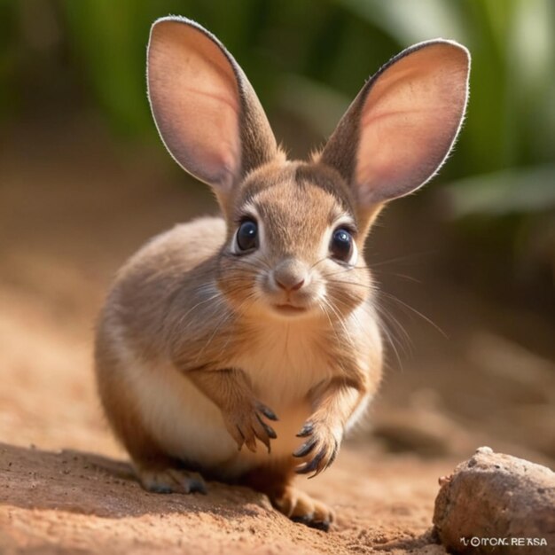 Photo surpresa orelhas de coelho para alegria jovem e diversao