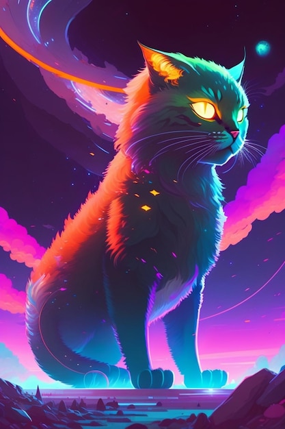 Surreal cat