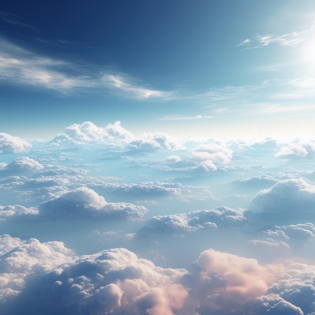 Фото Сюрреалистичные cgi облака - захватывающий фон для ваших проектов
