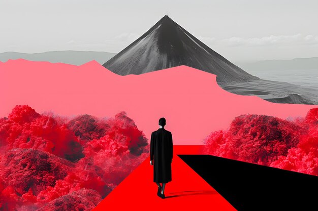 Surreal Collage Landscapes and Artistic Styles