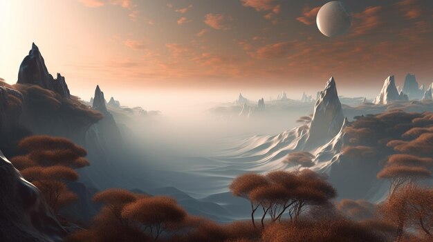 Photo surreal dreamscape 4