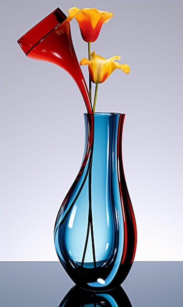 surreal ice vase high gloss