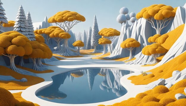 surreal landscape