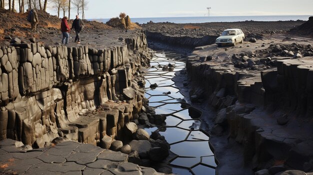 Surreal Pothole Lakes