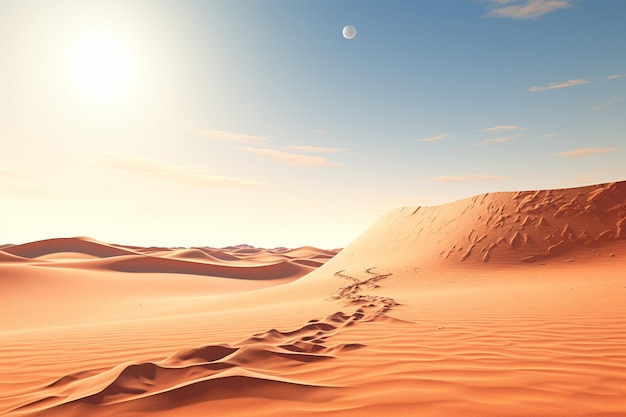 Surreal rock formations jutting out of a desert floor