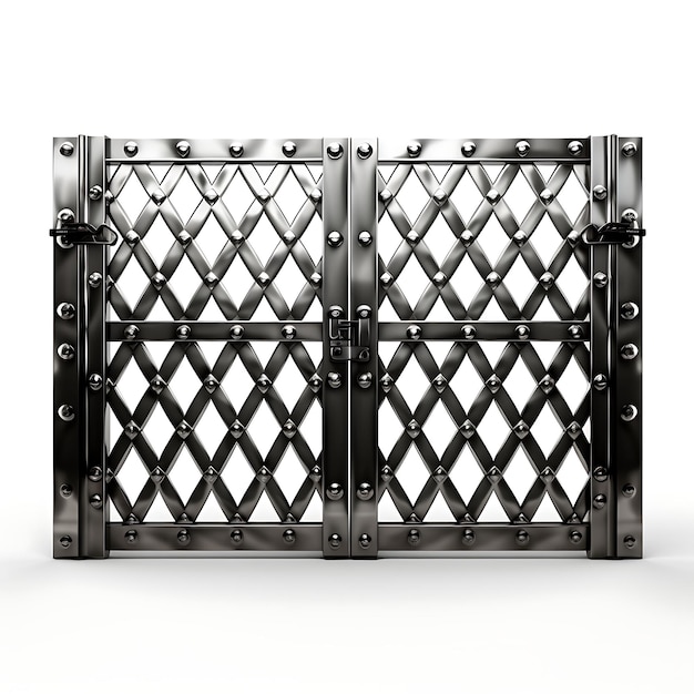 Surreal Style of Folding Gate With Lattice Design Composed of a Series of Int creative idea design