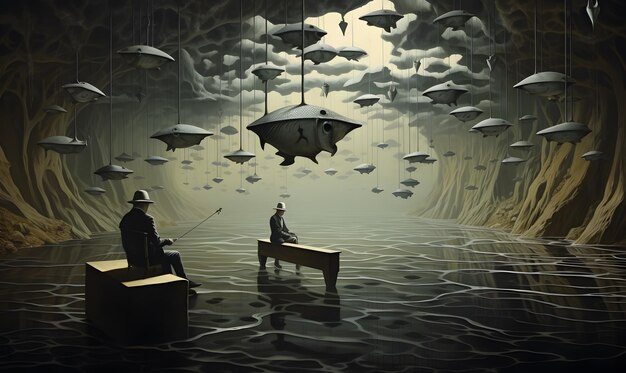 Photo surrealism art painting