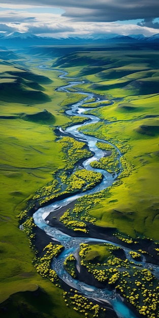 Surrealistic Green Valleys And Yellow Rivers Natureinspired Rural China