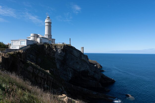 Surroundings of the Cabo Mayor Lighthouse Santader Spain Cantabria
