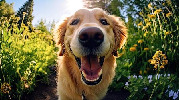 Photo surveillance dog camera