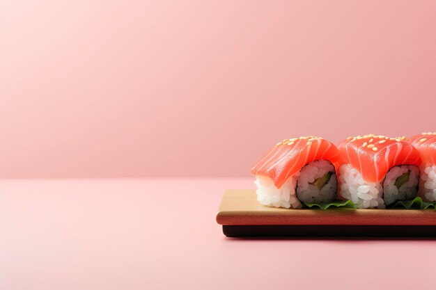 sushi and copy space