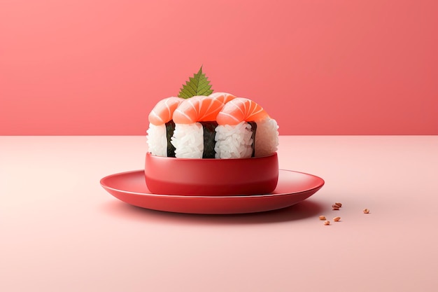 sushi and copy space