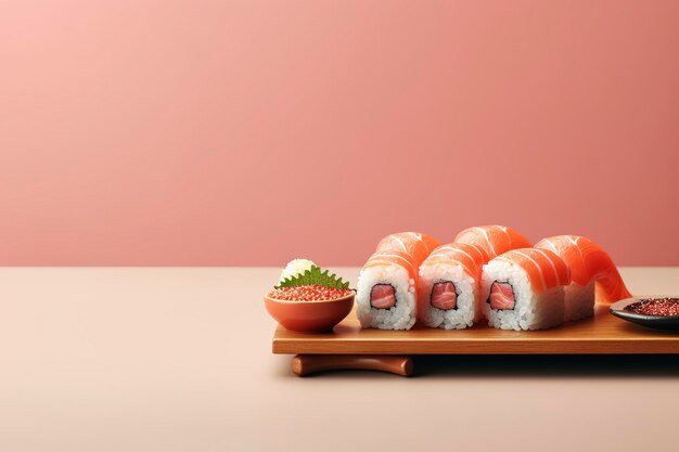 sushi en kopieer ruimte