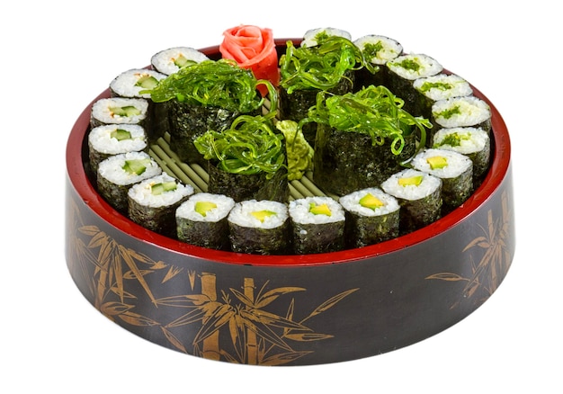 Sushi en roll vegetarische set