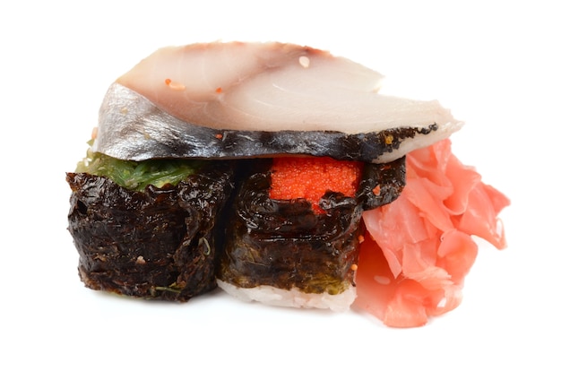Sushi geïsoleerd op wit