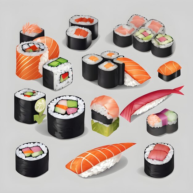 Sushi Icon Background Very Cool