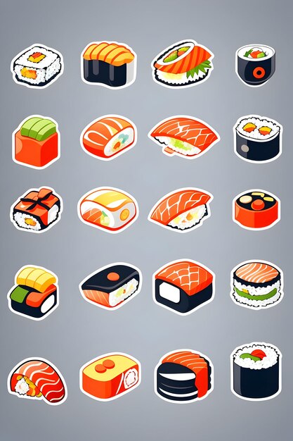 Photo sushi japanese cuisine sushi rolls sushi platter sushi bar sushi chef fresh sushi sushi menu