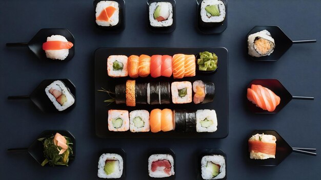 Sushi op de tafel