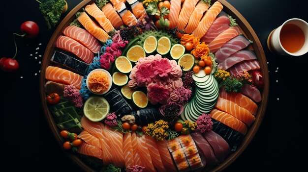 sushi platter