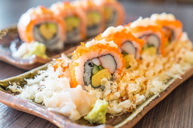 sushi roll - japanese food