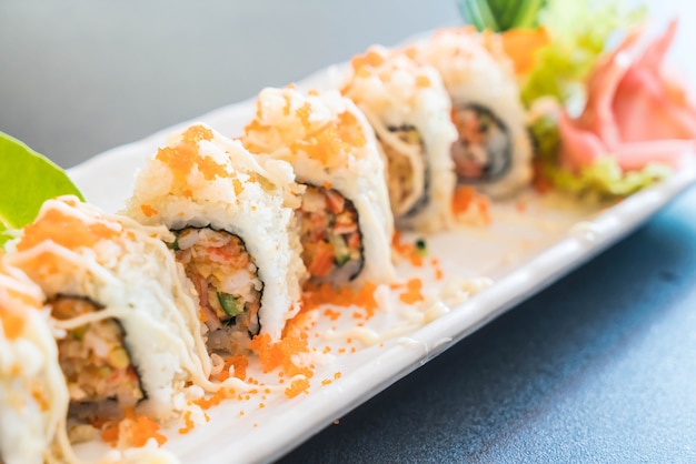 sushi roll maki tempura