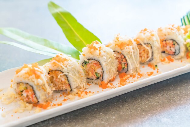 sushi roll maki tempura