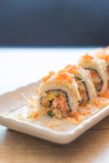 sushi roll maki tempura