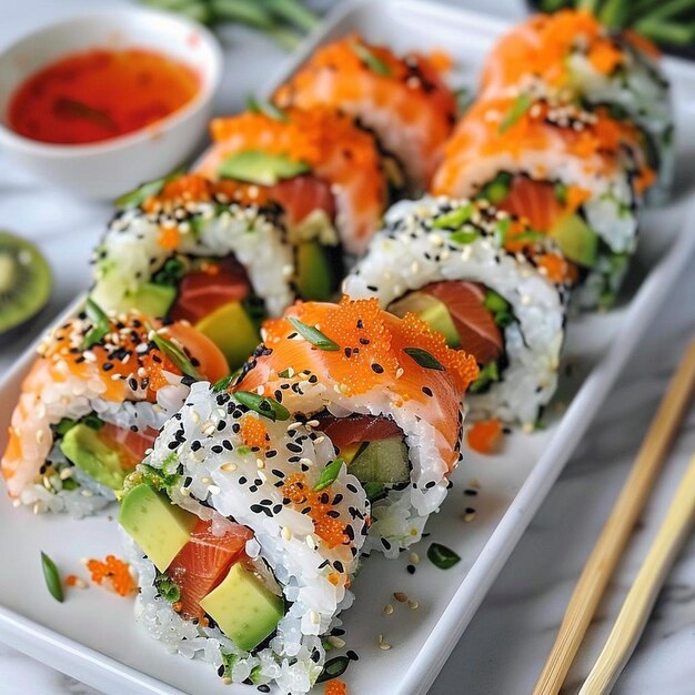 수시 롤 (Sushi rolls)