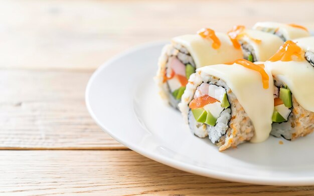 sushi sandwich roll fusion food