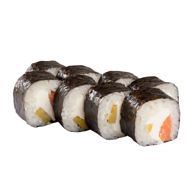 Sushi Set close- up isolated 