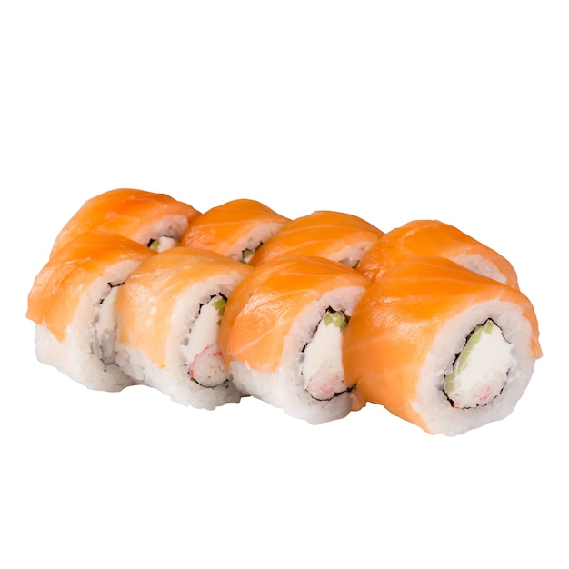 Sushi Set close- up isolated 