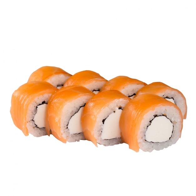 Sushi Set close- up isolated 