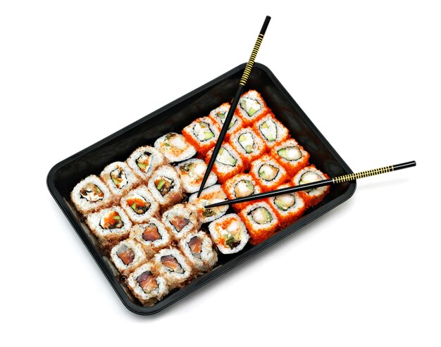 Sushi set met stokjes