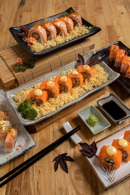 Foto sushi set