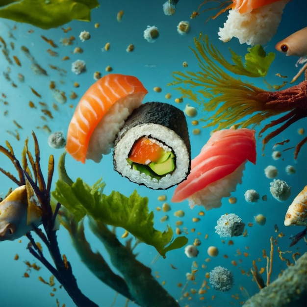 Sushi Symphony Underwater