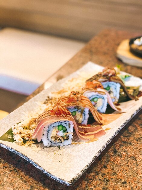 Premium Photo | Sushi time