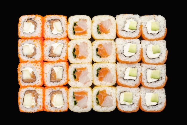 Sushibroodje met zalm, Philadelphia kaas