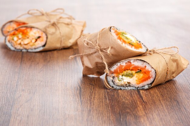 Sushiburrito - nieuw trendy voedselconcept