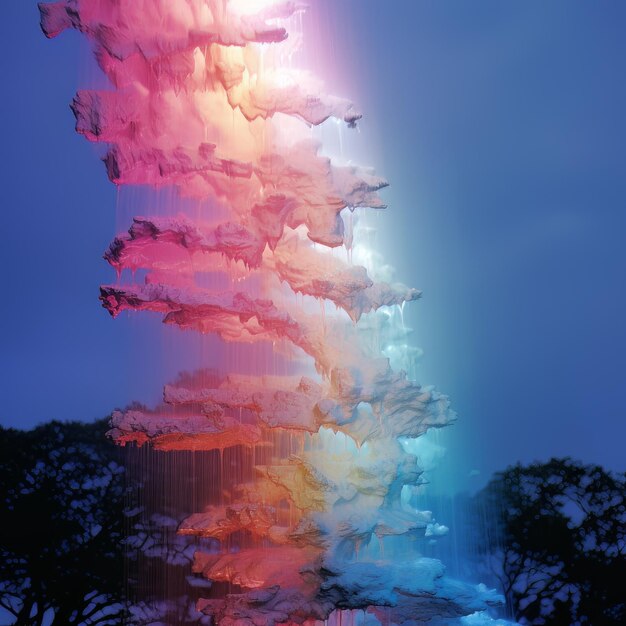 Photo suspended spectrum serenade powder photos