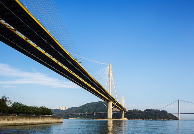 Подвесной мост в Гонконге
