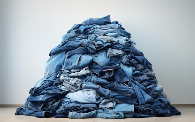 Photo sustainability in denim styles for eco shoppers